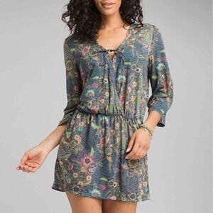 Prana Keoki Tunic Dress Cover up Beach Vacation Resortwear Xl
